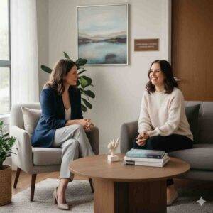Clinical Approaches 6 Counselor and client engaged in connected conversation