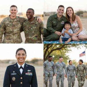 Counseling Services & Specialties 2 Collage of smiling military personnel and their families, representing the welcoming and specialized Tricare counseling services at New Heart Counseling Centers.